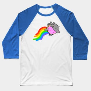 Bongo Cat - Nyan Cat Baseball T-Shirt